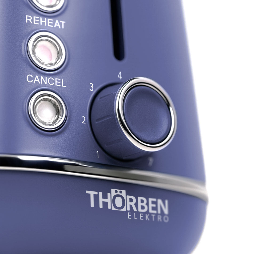 Tostador Eléctrico 2 Panes Thor Midnight Blue Toaster