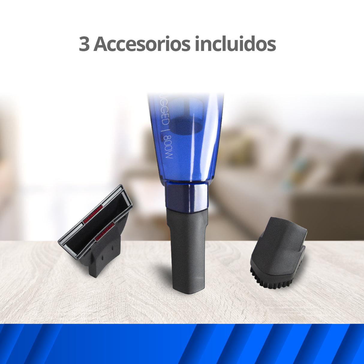 Aspiradora 2 en 1 800W Thor 2X Plugged