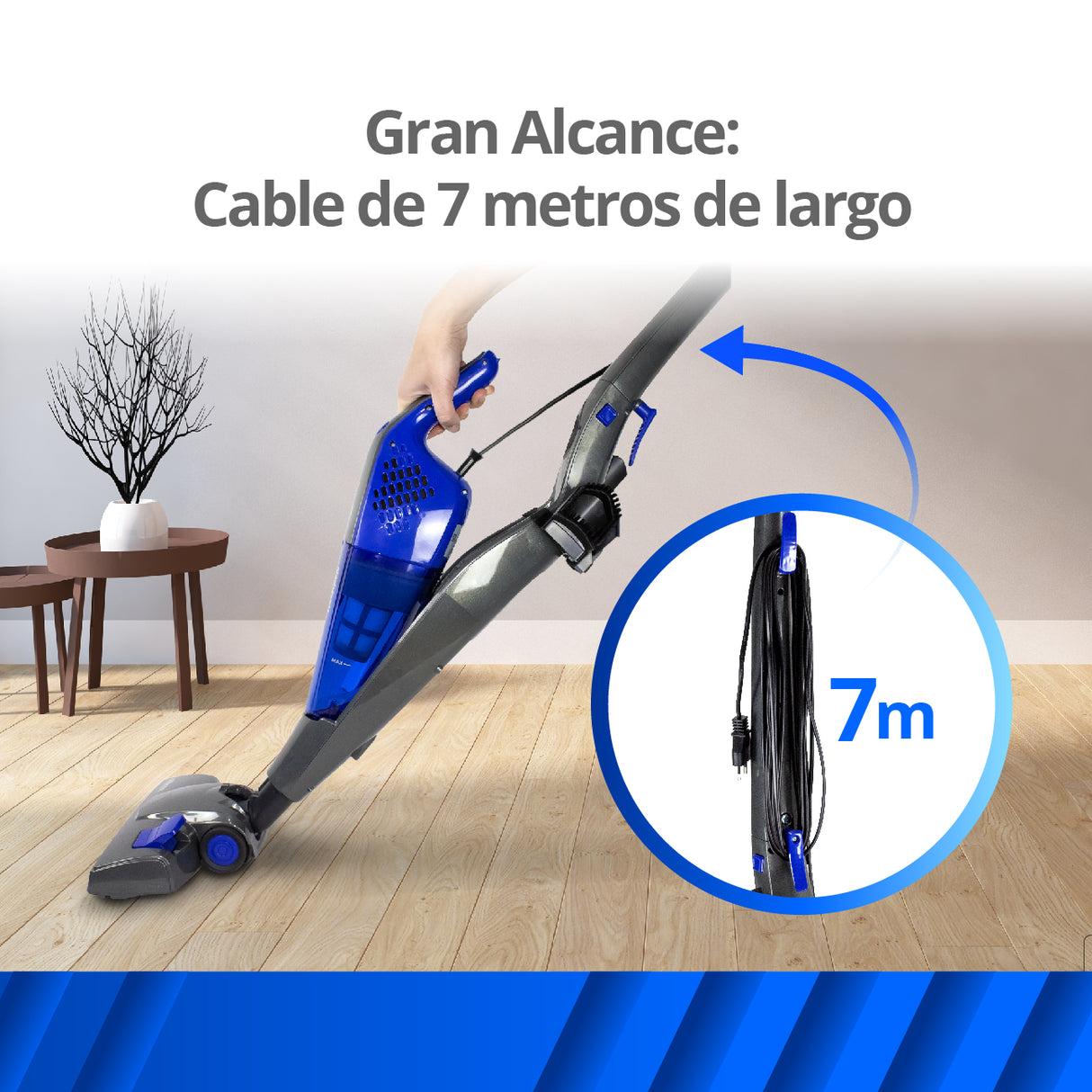 Aspiradora 2 en 1 800W Thor 2X Plugged