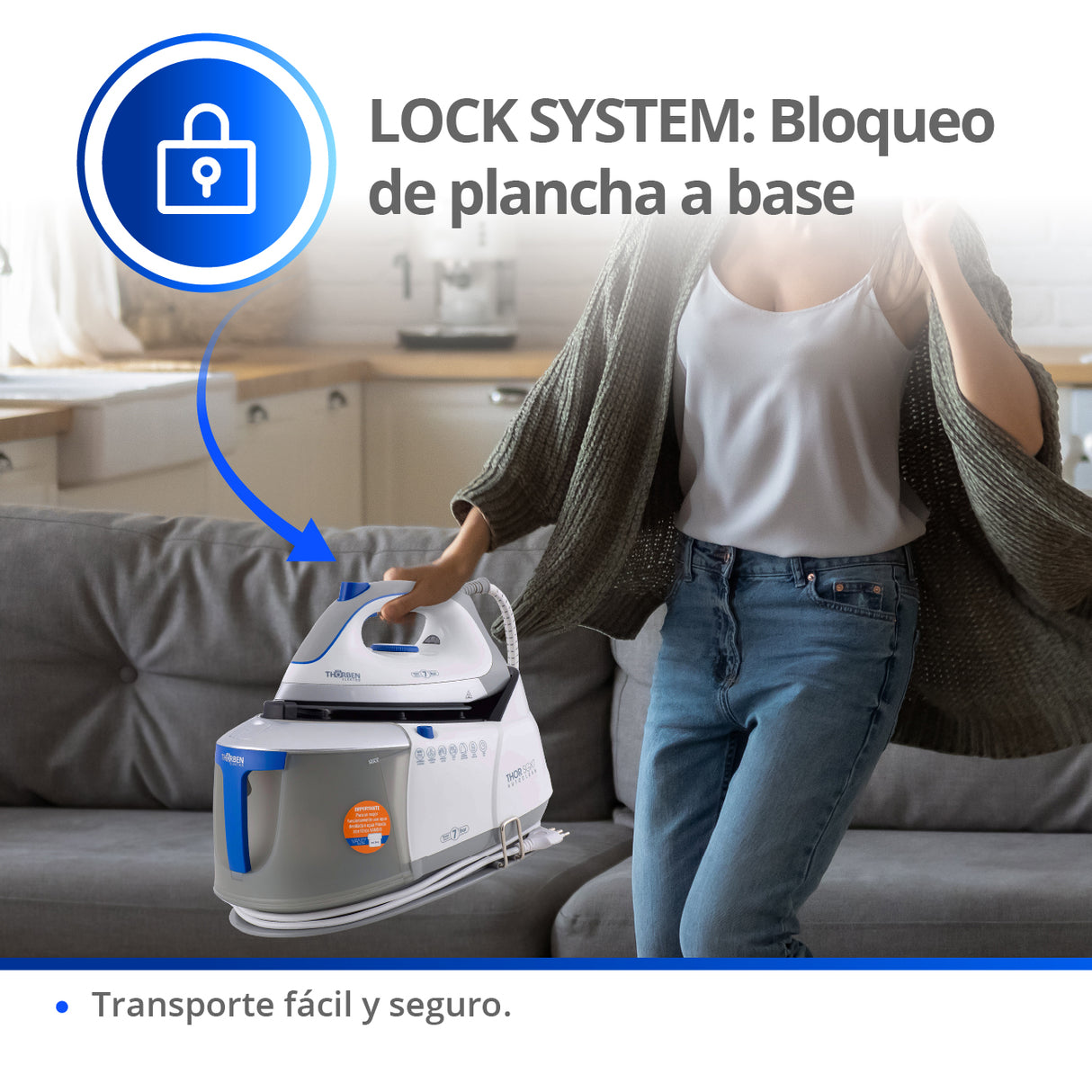 Centro de planchado Thor SGX7 Autoclean