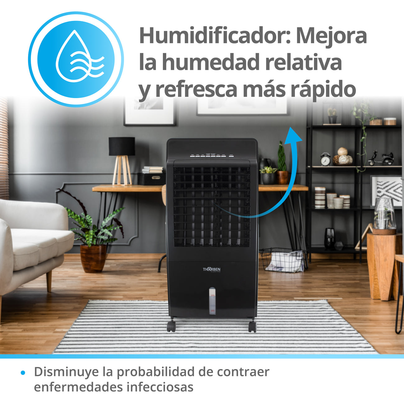 Climatizador Frio/Calor 8L Thor 5 en 1 Digital