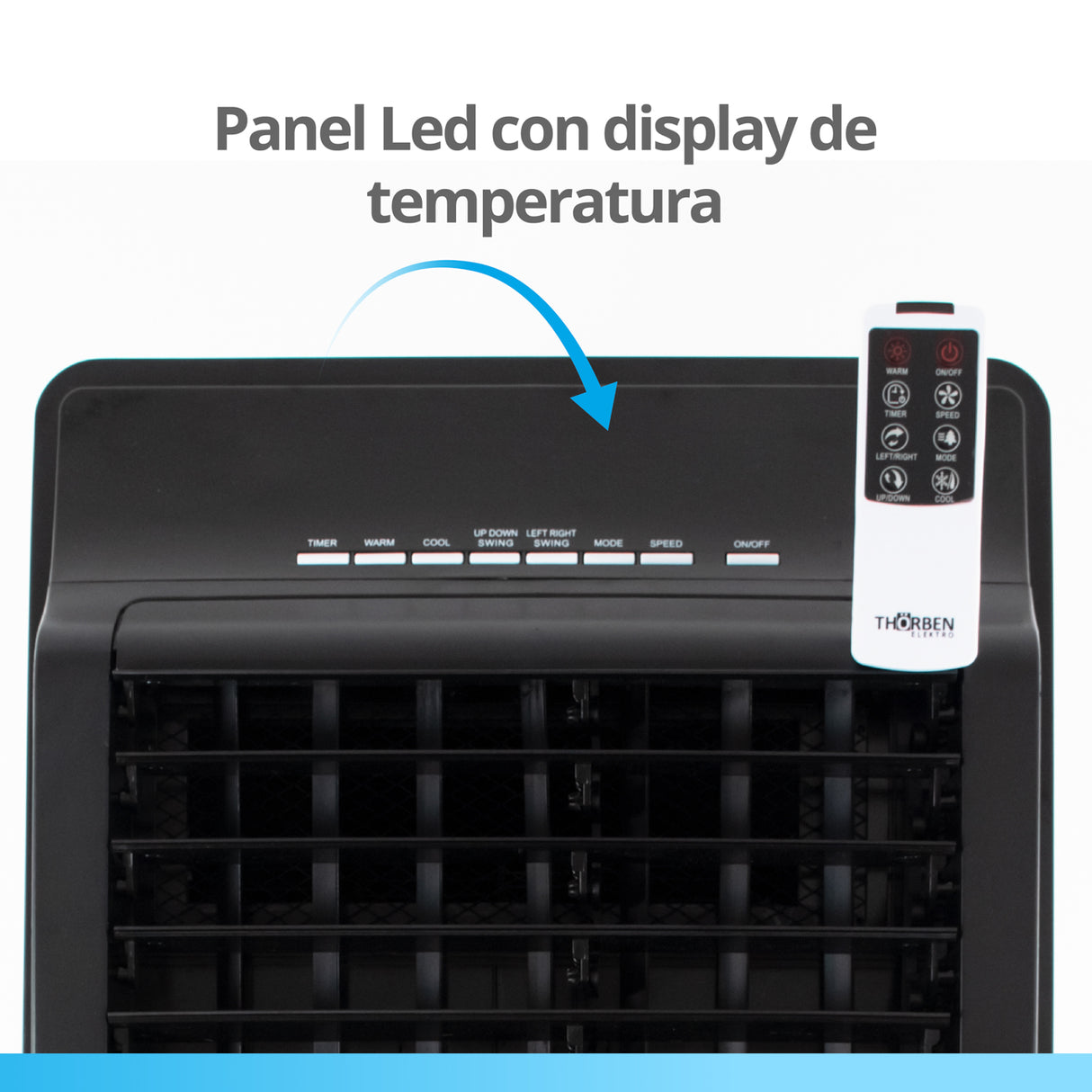 Climatizador Frio/Calor 8L Thor 5 en 1 Digital