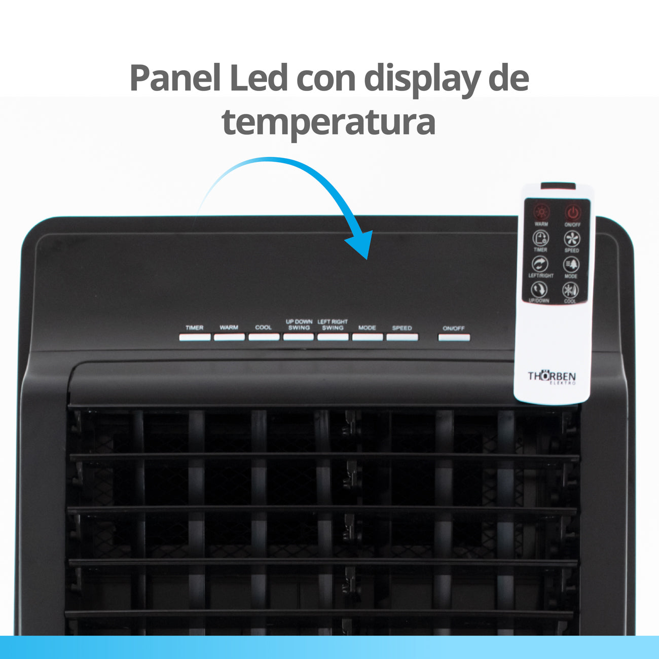 Climatizador Frio/Calor 8L Thor 5 en 1 Digital