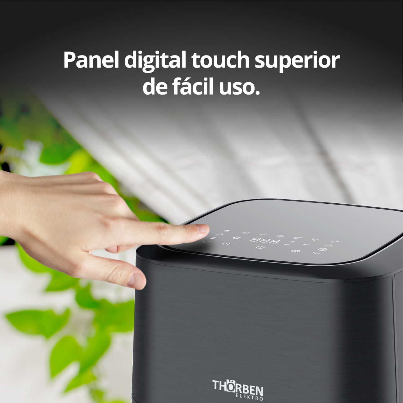 Freidora 6L Digital 1700W Thor Power Heat XL