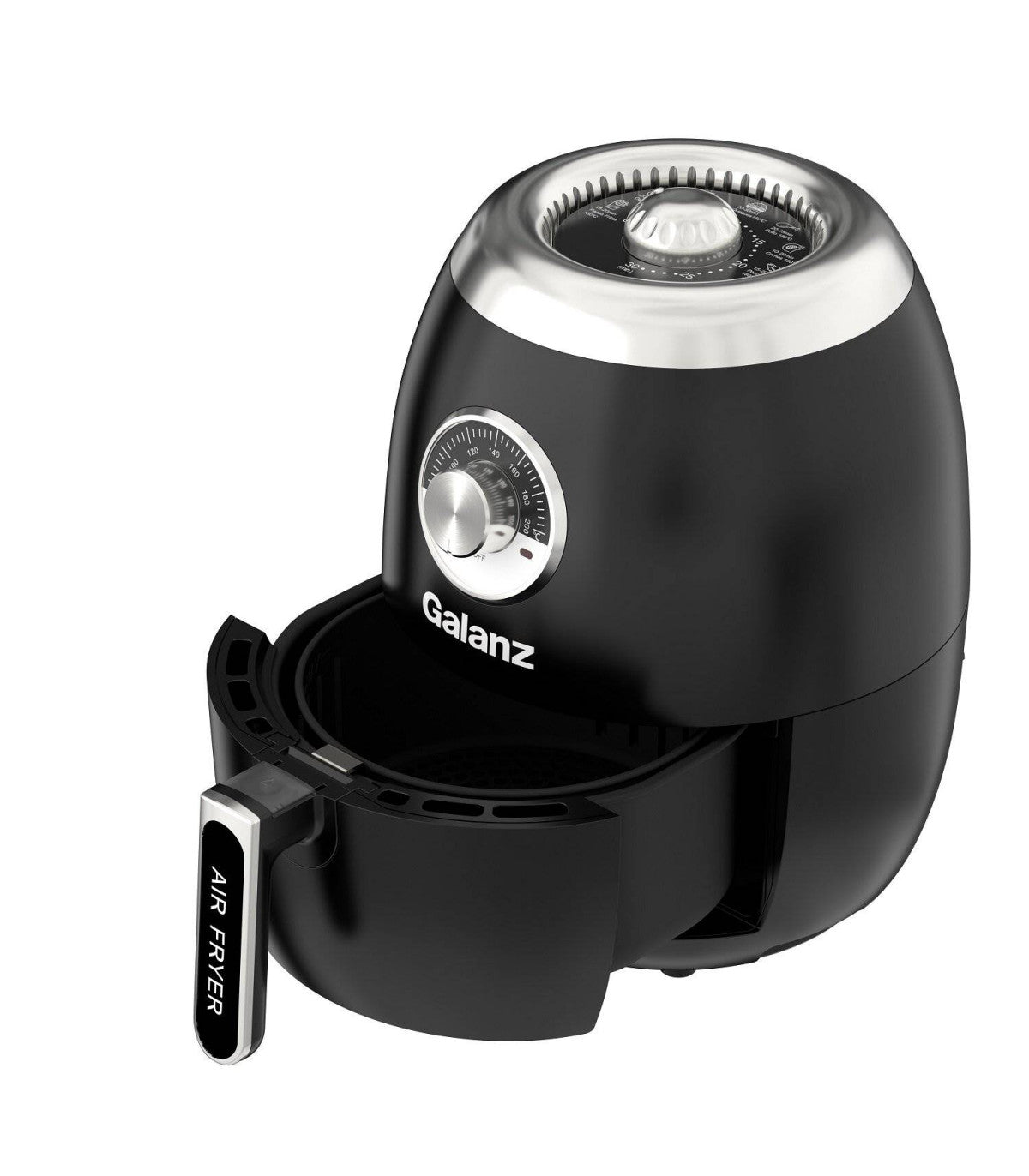 Freidora Retro Galanz Negra