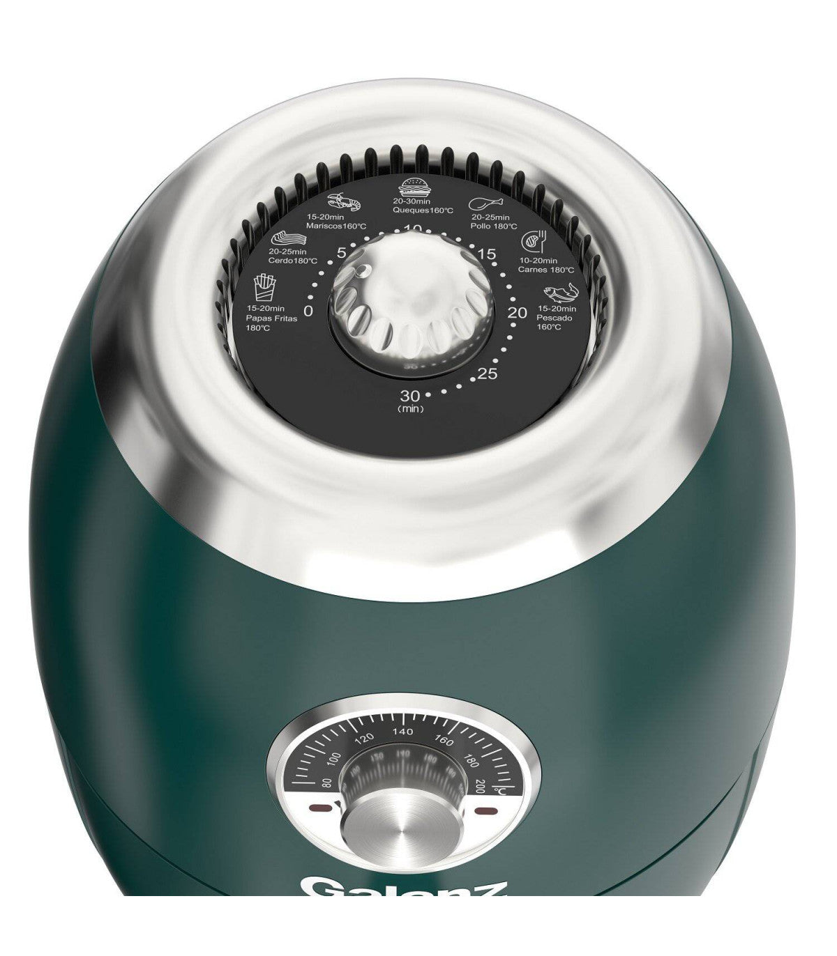 Freidora Retro Galanz Verde