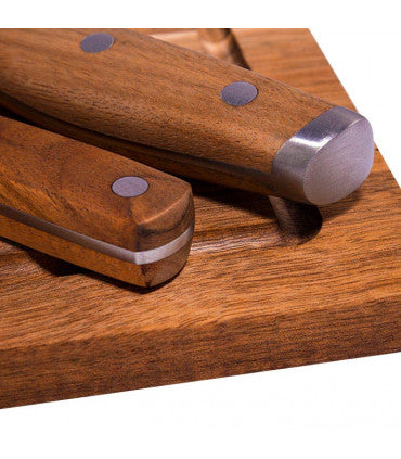 Juego 3 Pzs Tabla Cuchillo Tenedor Thomas