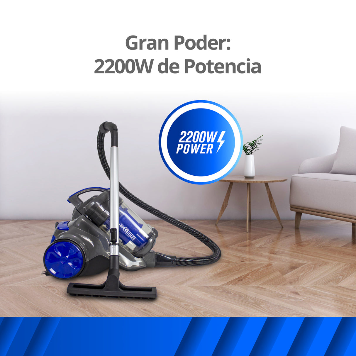 Aspiradora Ciclonica 2200W 3,5L hor Multicyclonic