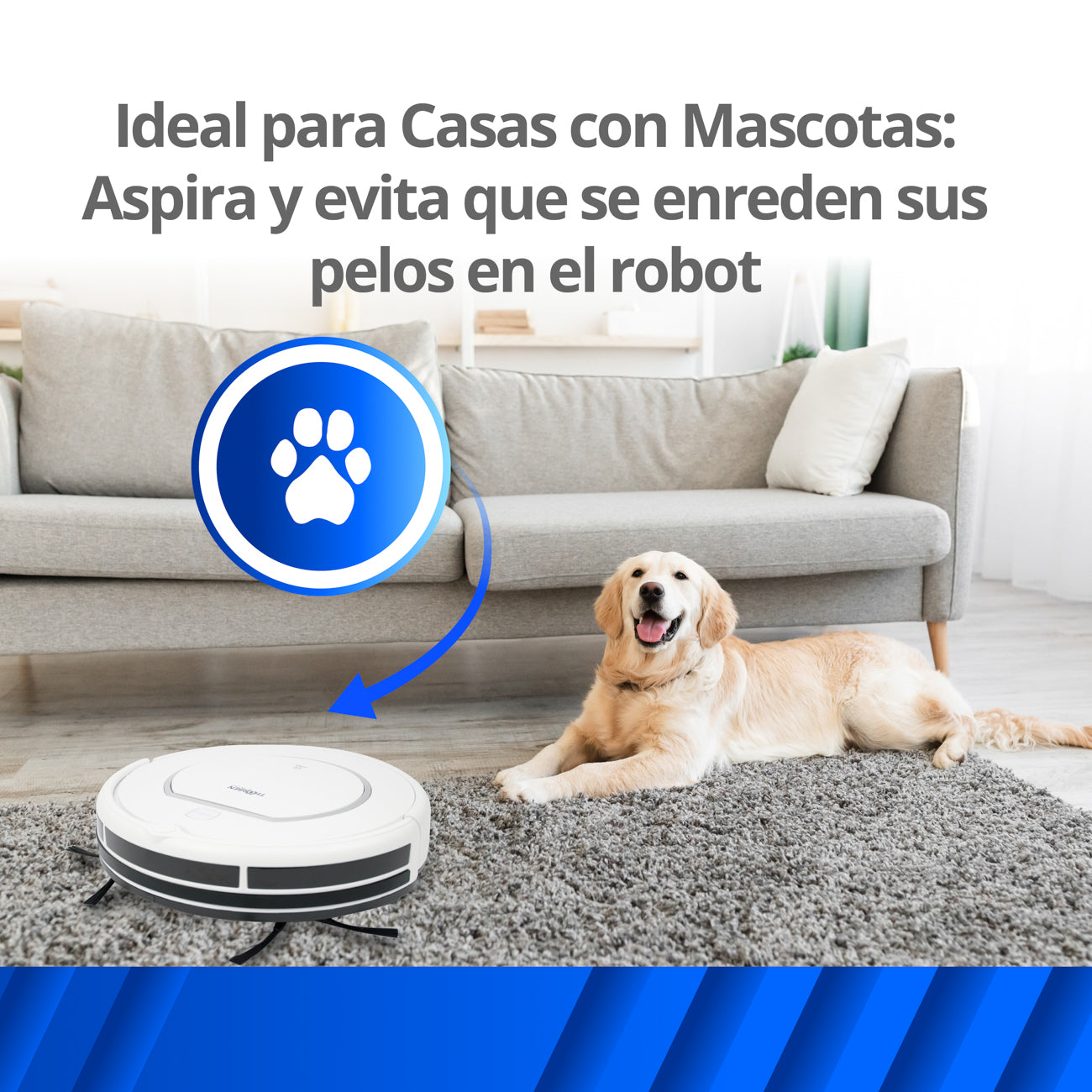 Aspiradora Robot Trapeadora Thor Dual T-Bot