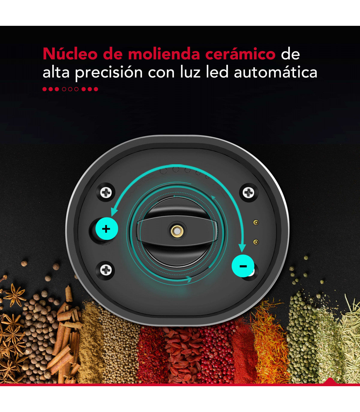 Moledora de Especias USB Thor Grinder Set