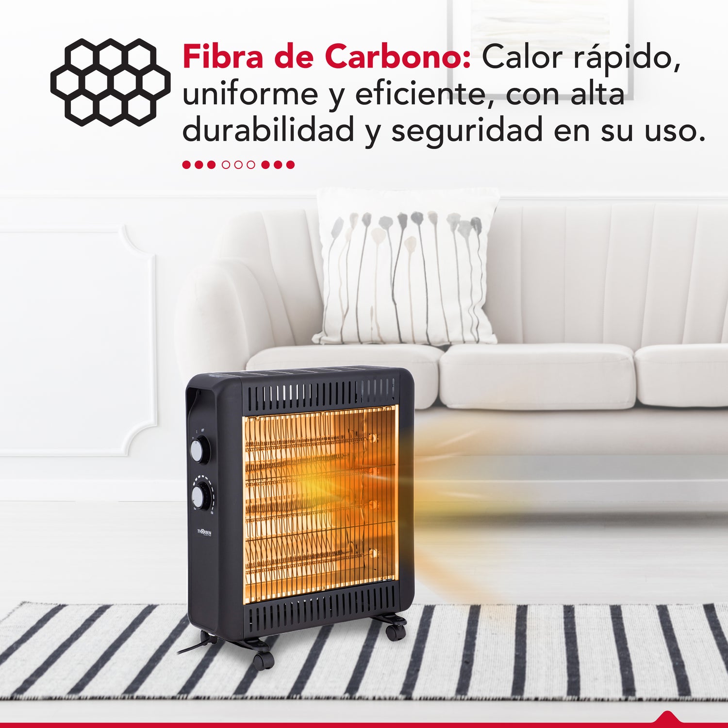 Estufa eléctrica Thor Carbon Heat