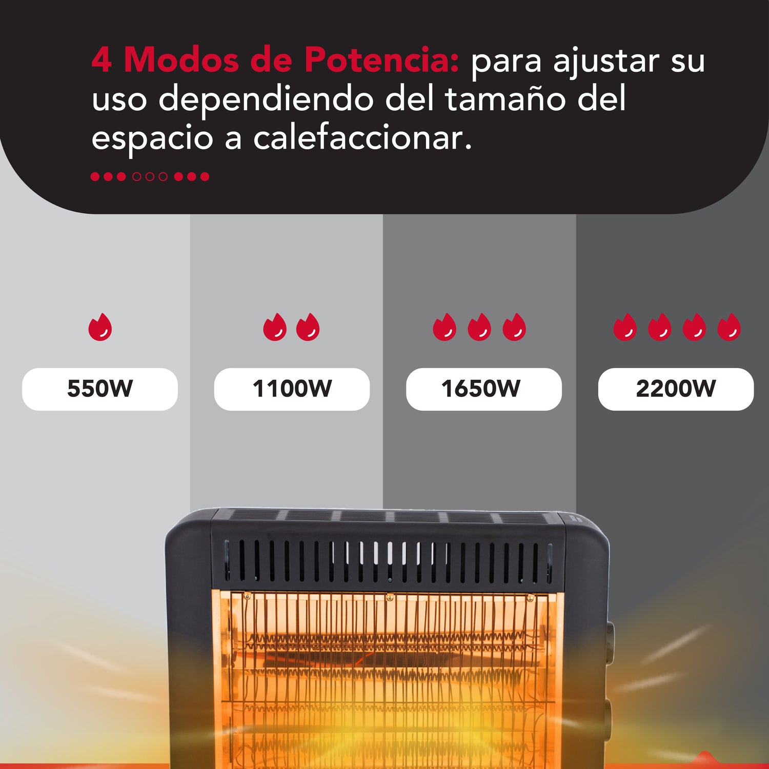Estufa eléctrica Thor Carbon Heat