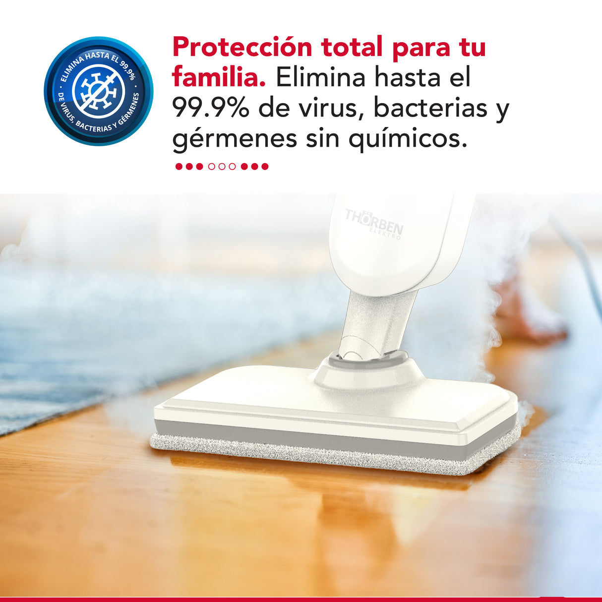 Limpiador y desinfectante a Vapor Thor Eco Steam
