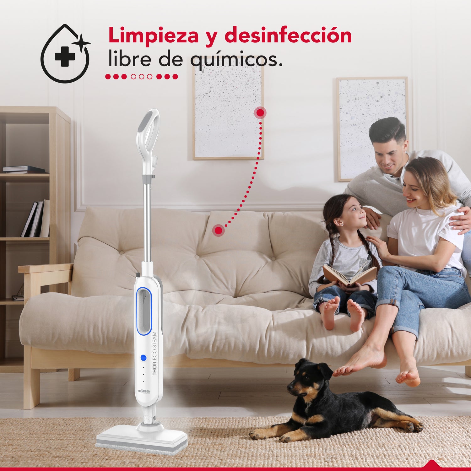 Limpiador y desinfectante a Vapor Thor Eco Steam