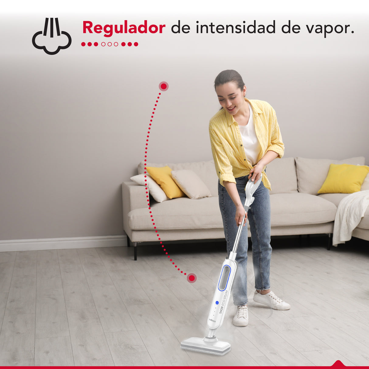 Limpiador y desinfectante a Vapor Thor Eco Steam
