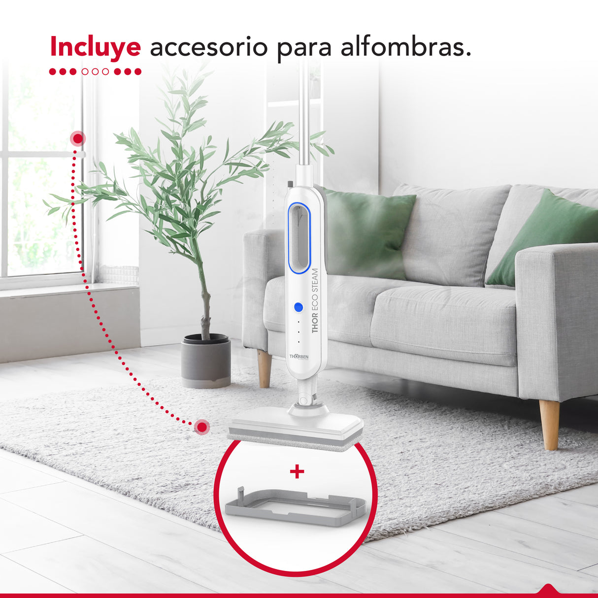 Limpiador y desinfectante a Vapor Thor Eco Steam
