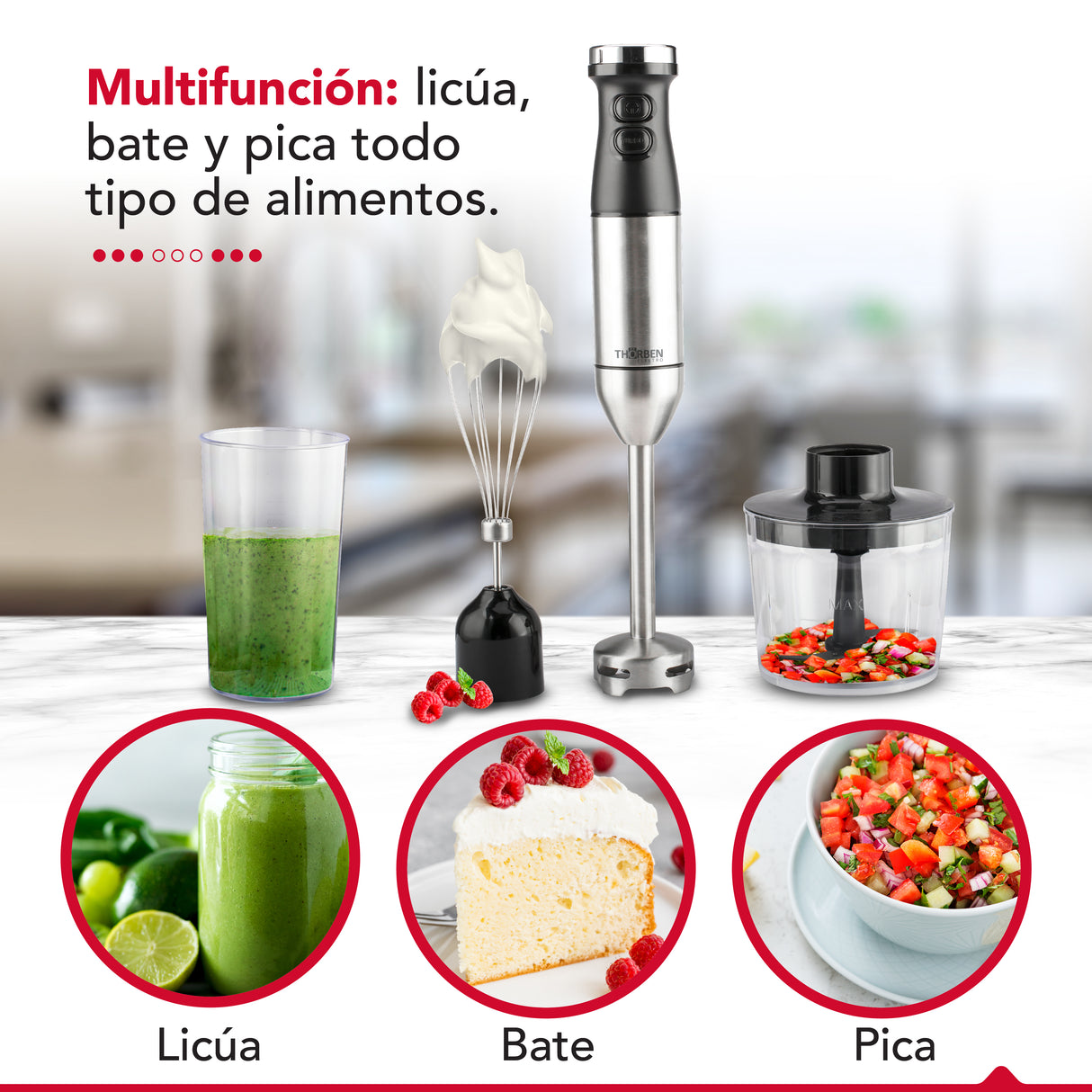 Pimmer 4 accesorios 600W Thor HB Set