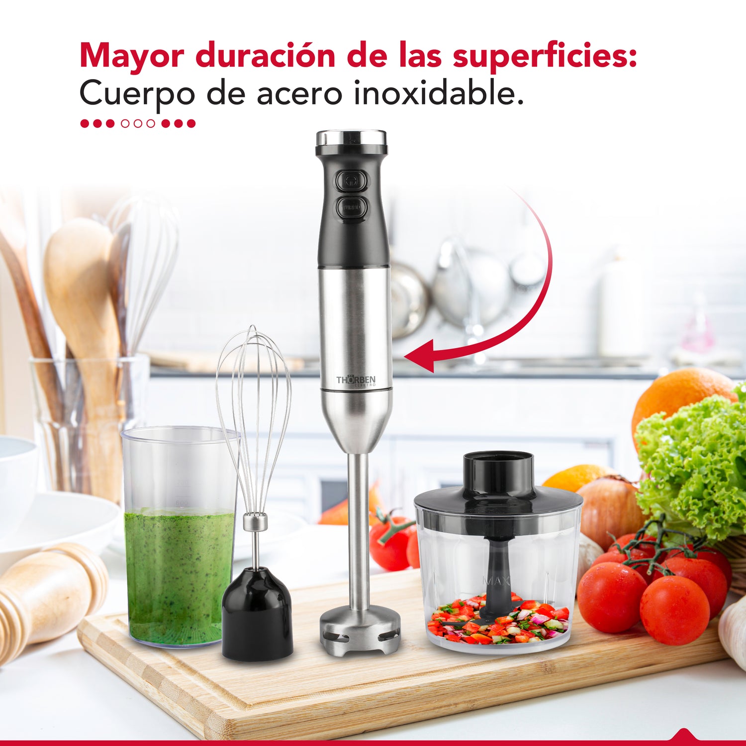 Pimmer 4 accesorios 600W Thor HB Set