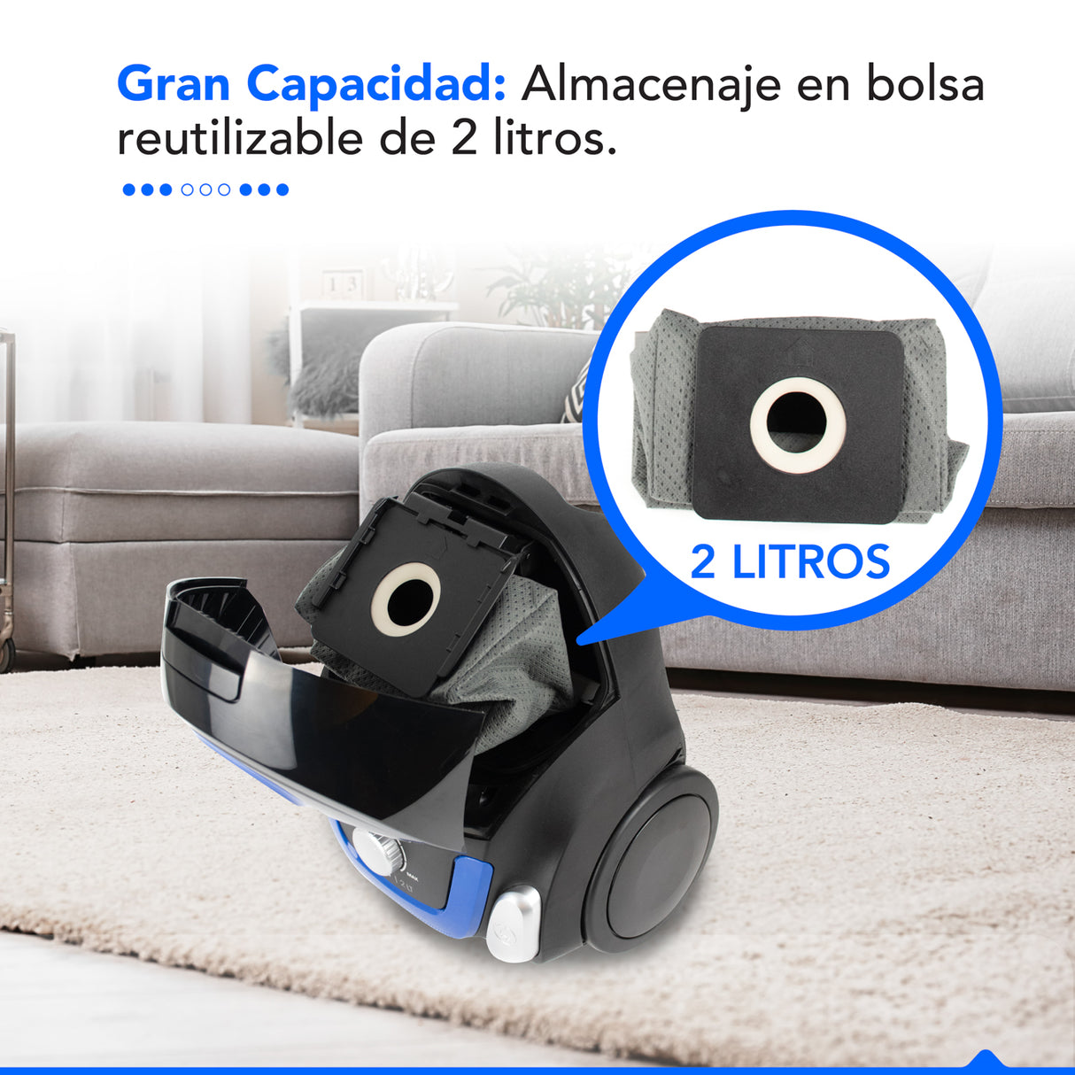 Aspiradora de bolsa Thor Power Black Xs
