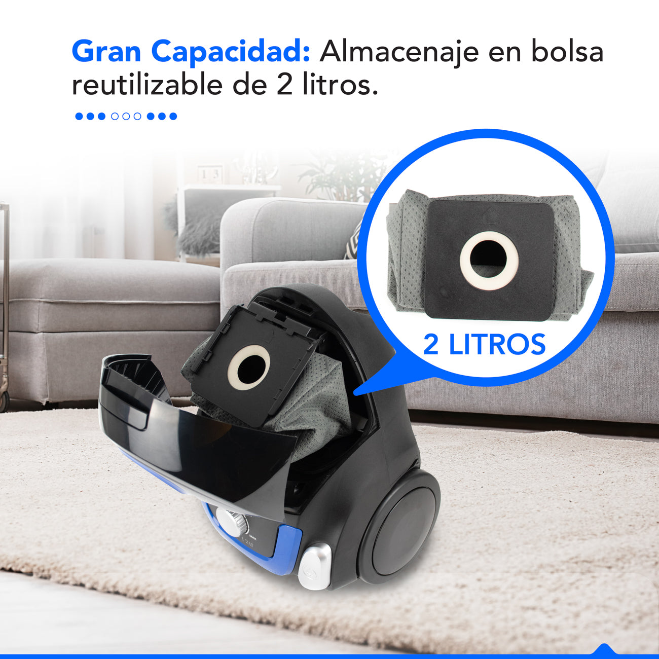 Aspiradora de bolsa Thor Power Black Xs