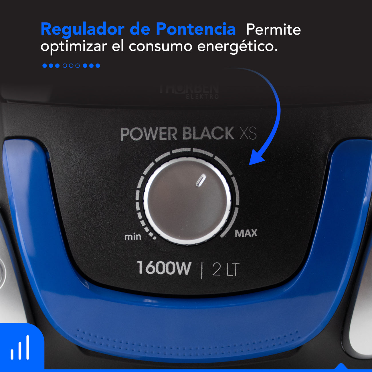 Aspiradora de bolsa Thor Power Black Xs
