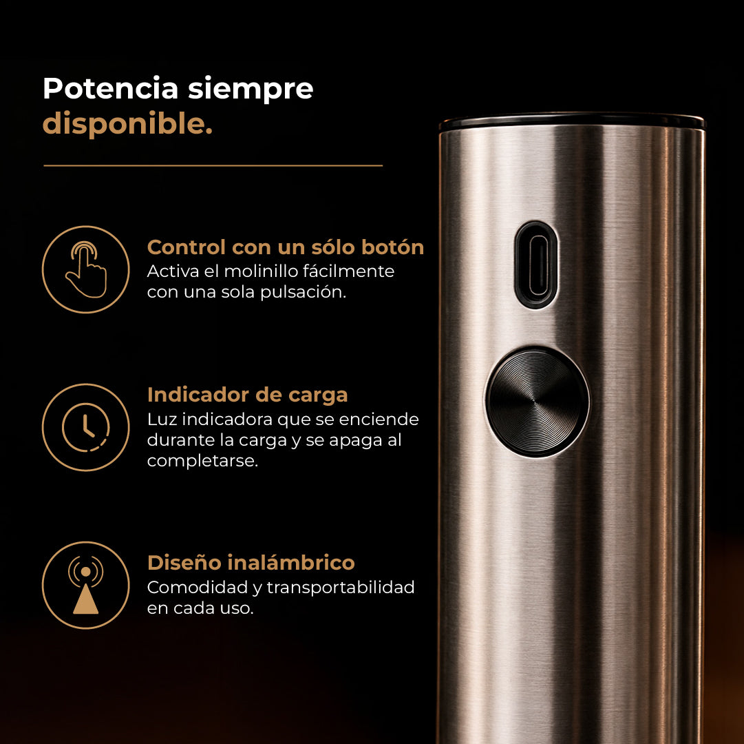 Moledor de Especias Thor Usb Deluxe Grinder Set