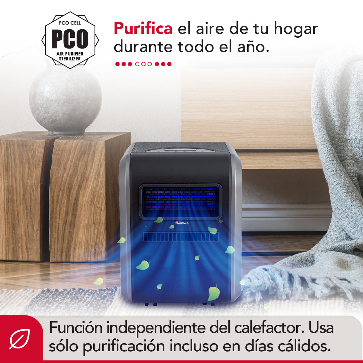Estufa infrarroja 4 en 1 Thor 1500H Wifi