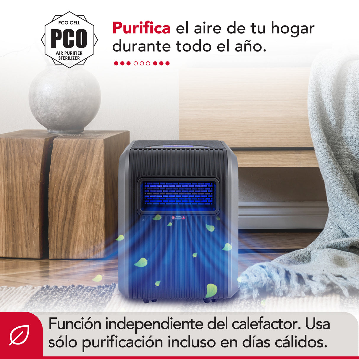 Estufa infrarroja 3 en 1Thor 1500 Wifi
