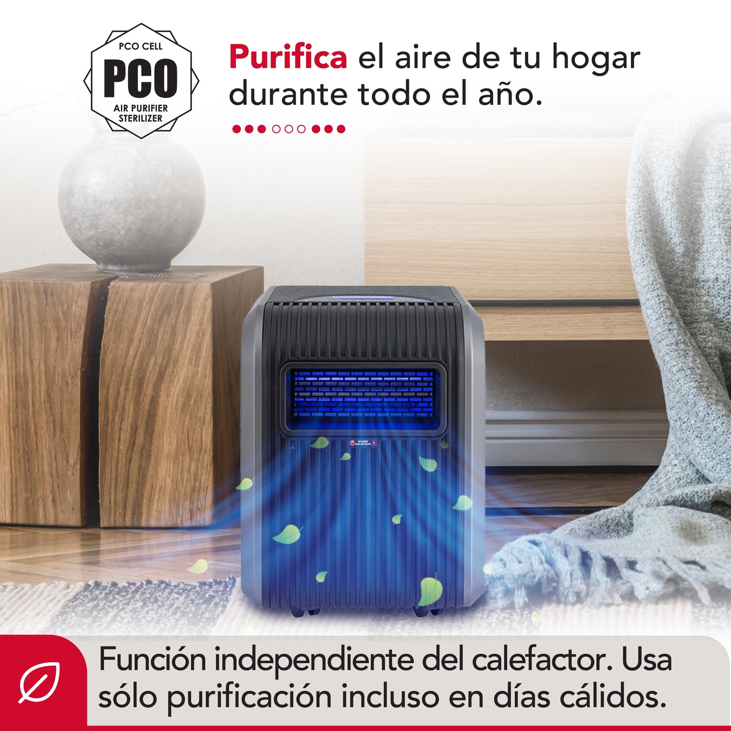 Estufa infrarroja 3 en 1Thor 1500 Wifi