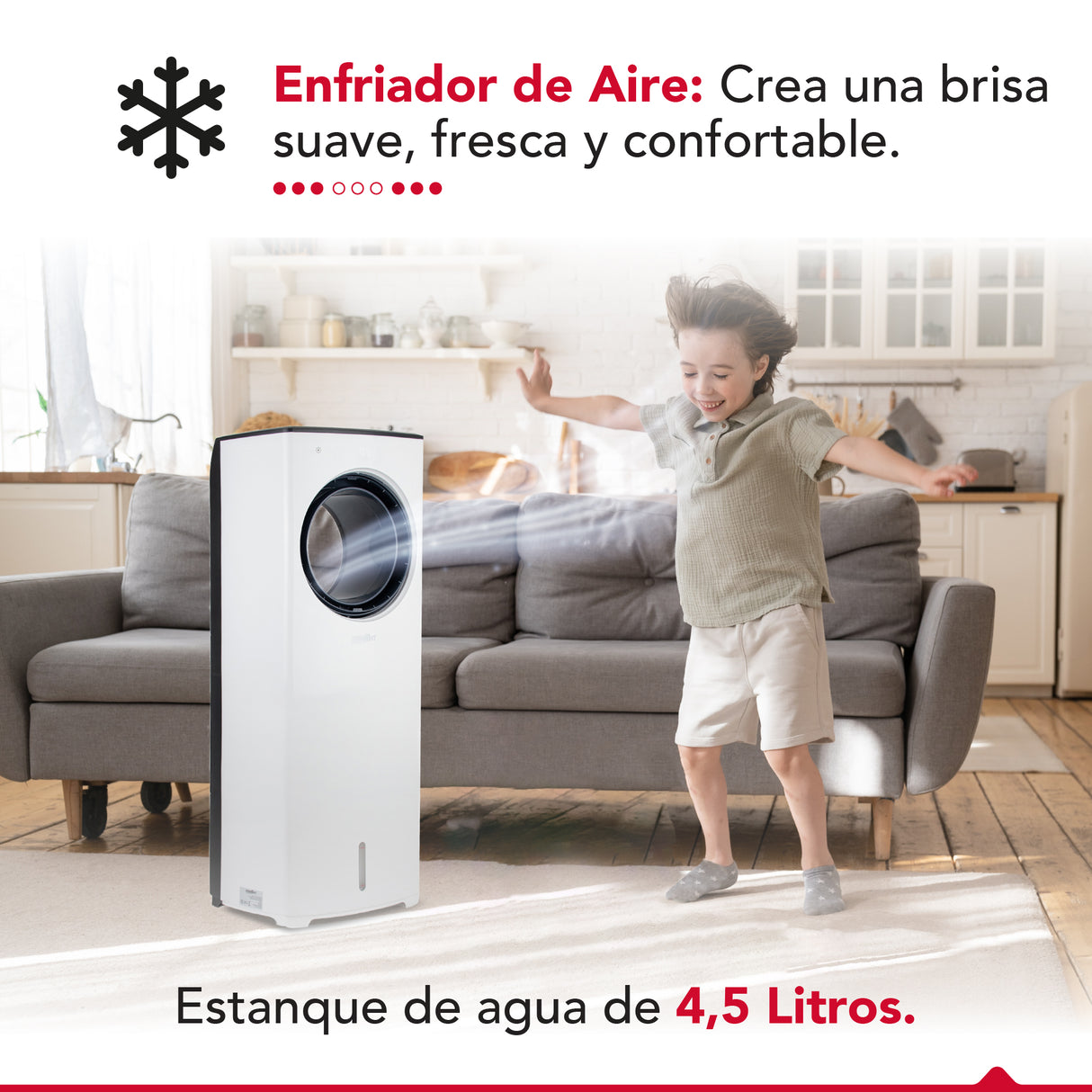 Enfriador sin Aspas 4,5L Thor Air Cyclone Plus