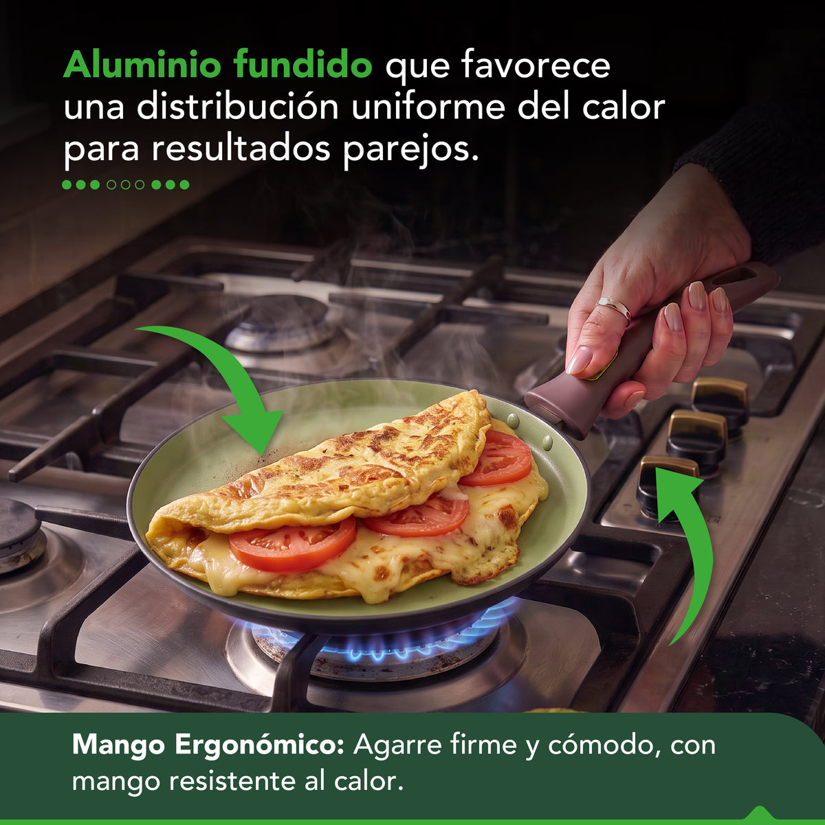 Sartén para Crepes Thor Avocado 28 cm