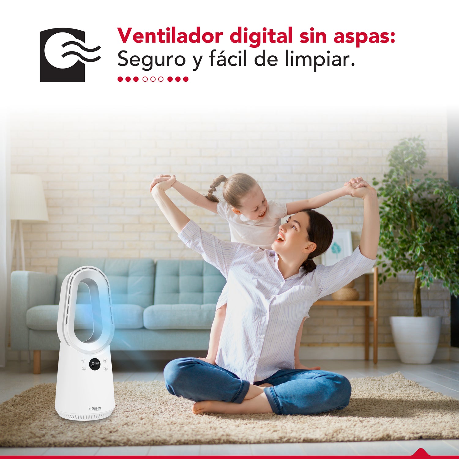 Ventilador sin aspas Thor Bladeless Digifan