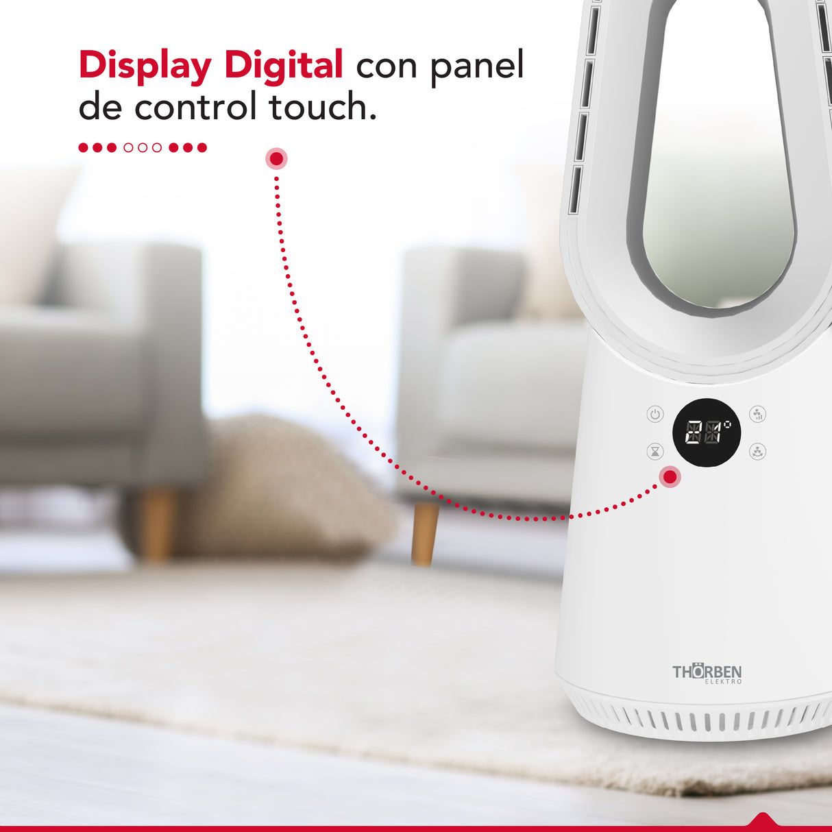 Ventilador sin aspas Thor Bladeless Digifan