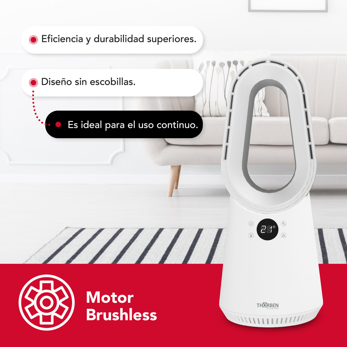 Ventilador sin aspas Thor Bladeless Digifan