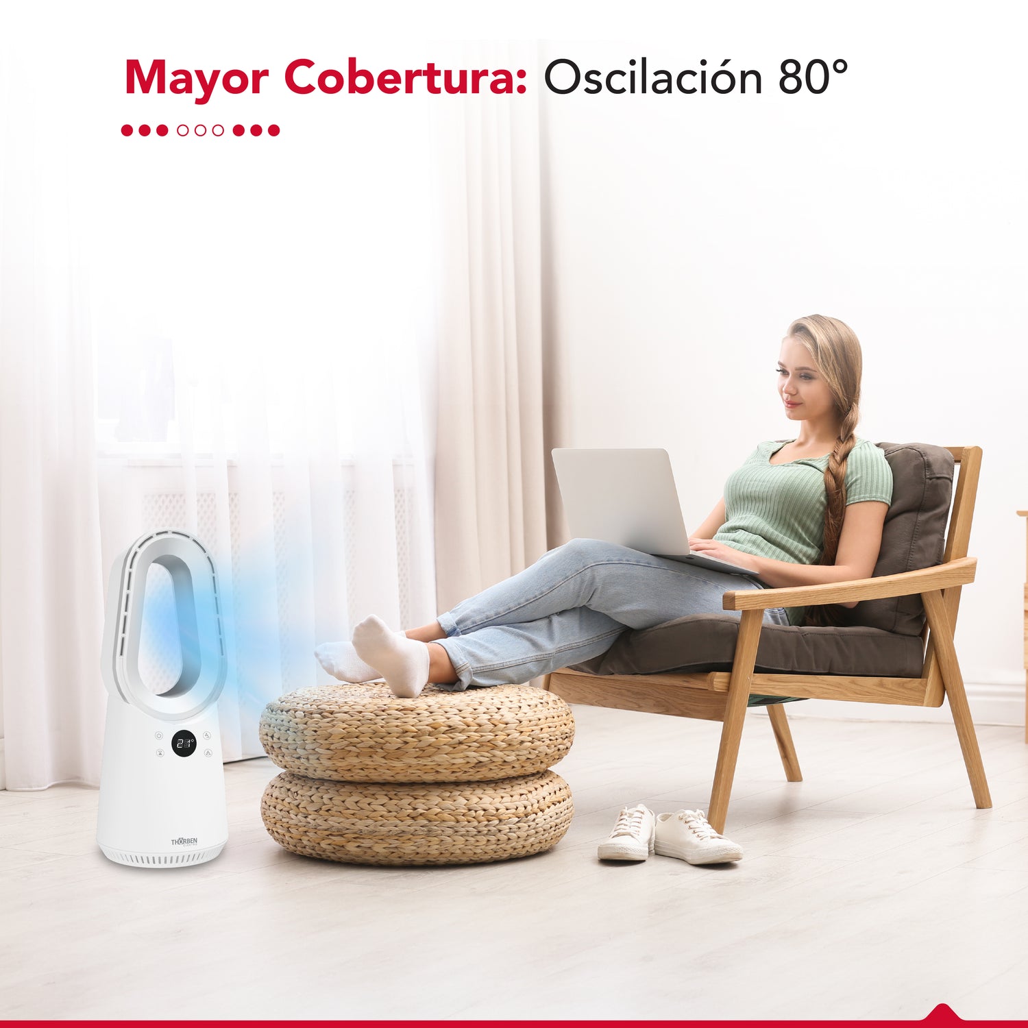 Ventilador sin aspas Thor Bladeless Digifan