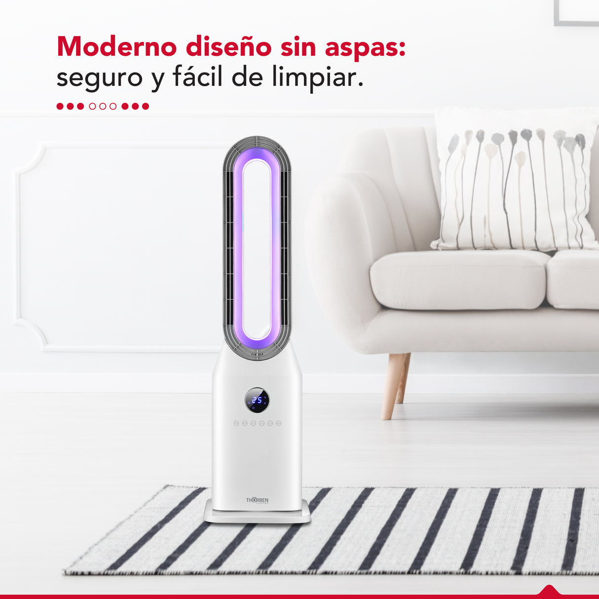 Calefactor y ventilador sin aspas  Thor Bladeless Pro