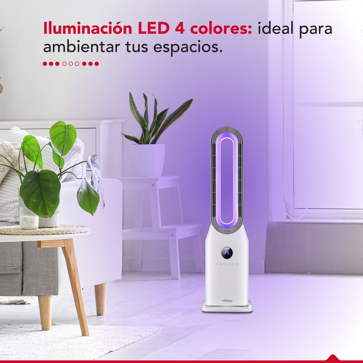 Calefactor y ventilador sin aspas  Thor Bladeless Pro