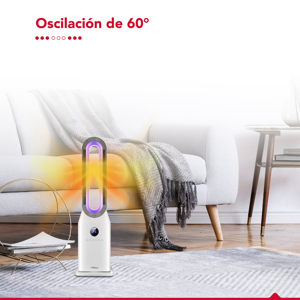 Calefactor y ventilador sin aspas  Thor Bladeless Pro