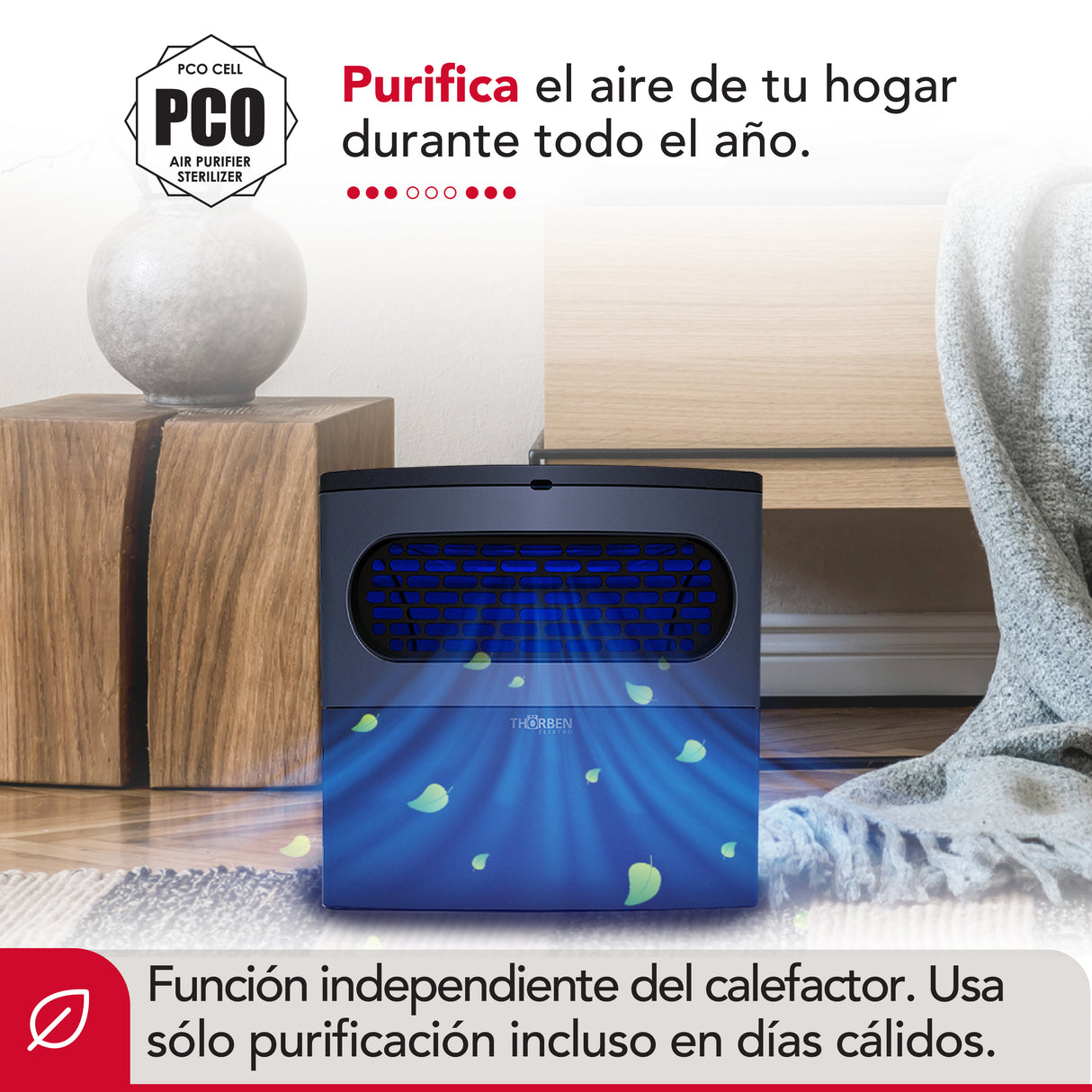 Estufa infrarroja 3 en 1 Thor Compact Wifi