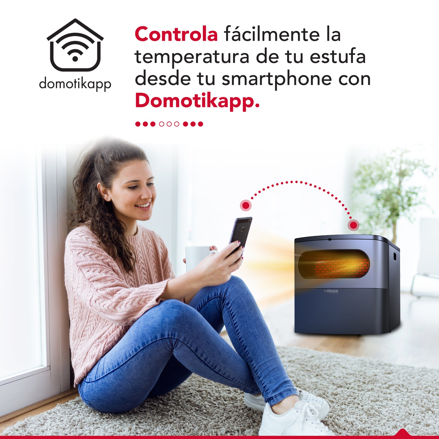 Estufa infrarroja 3 en 1 Thor Compact Wifi