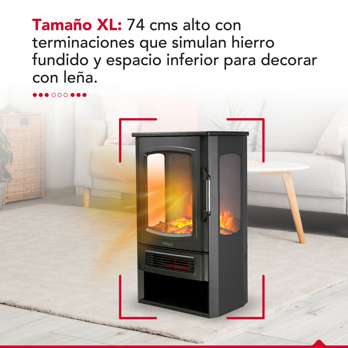 Chimenea eléctrica Thor Fireplace 3D Plus