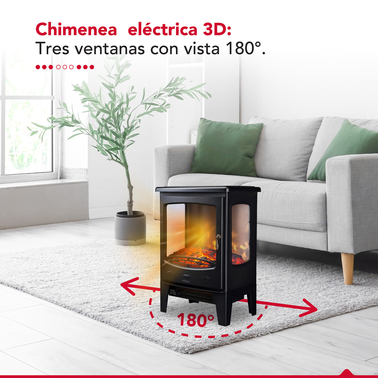 Chimenea eléctrica Thor Fireplace 3D