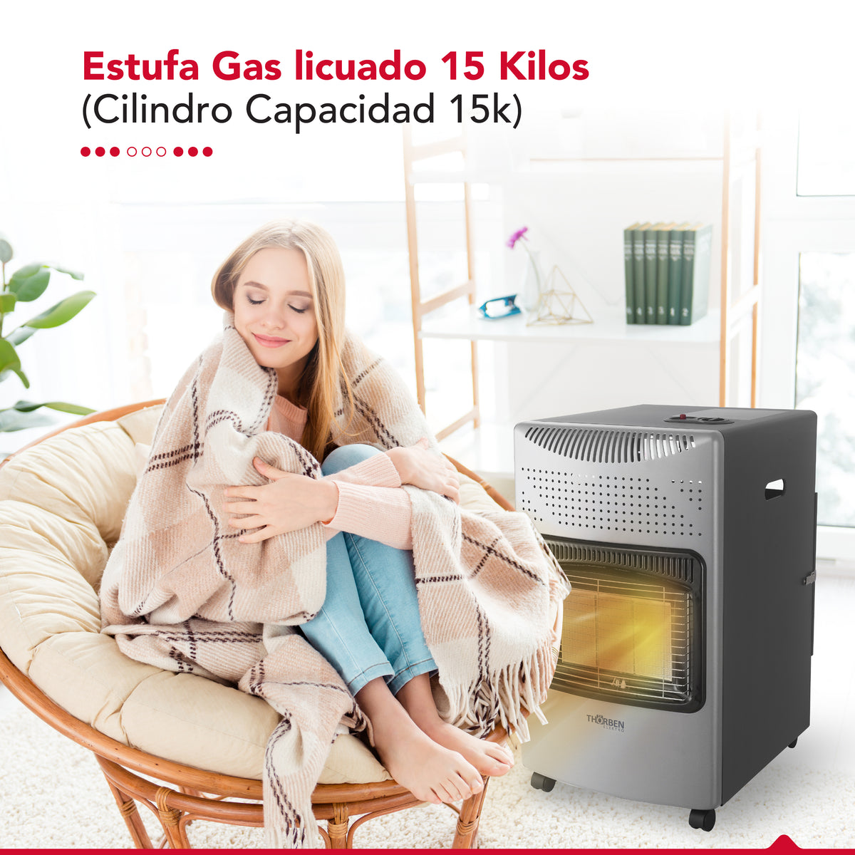 Estufa a gas Thor GL 15K