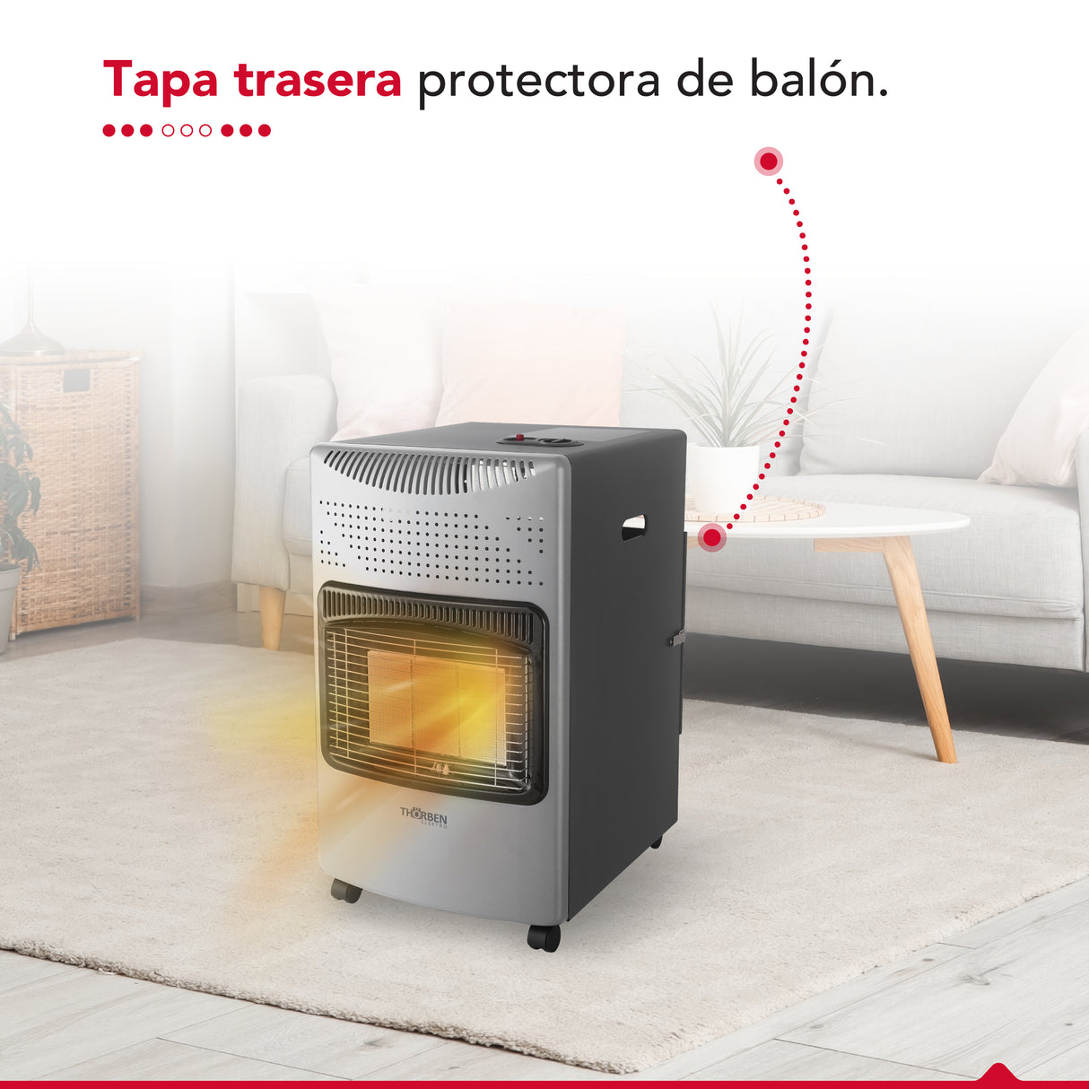 Estufa a gas Thor GL 15K Silver