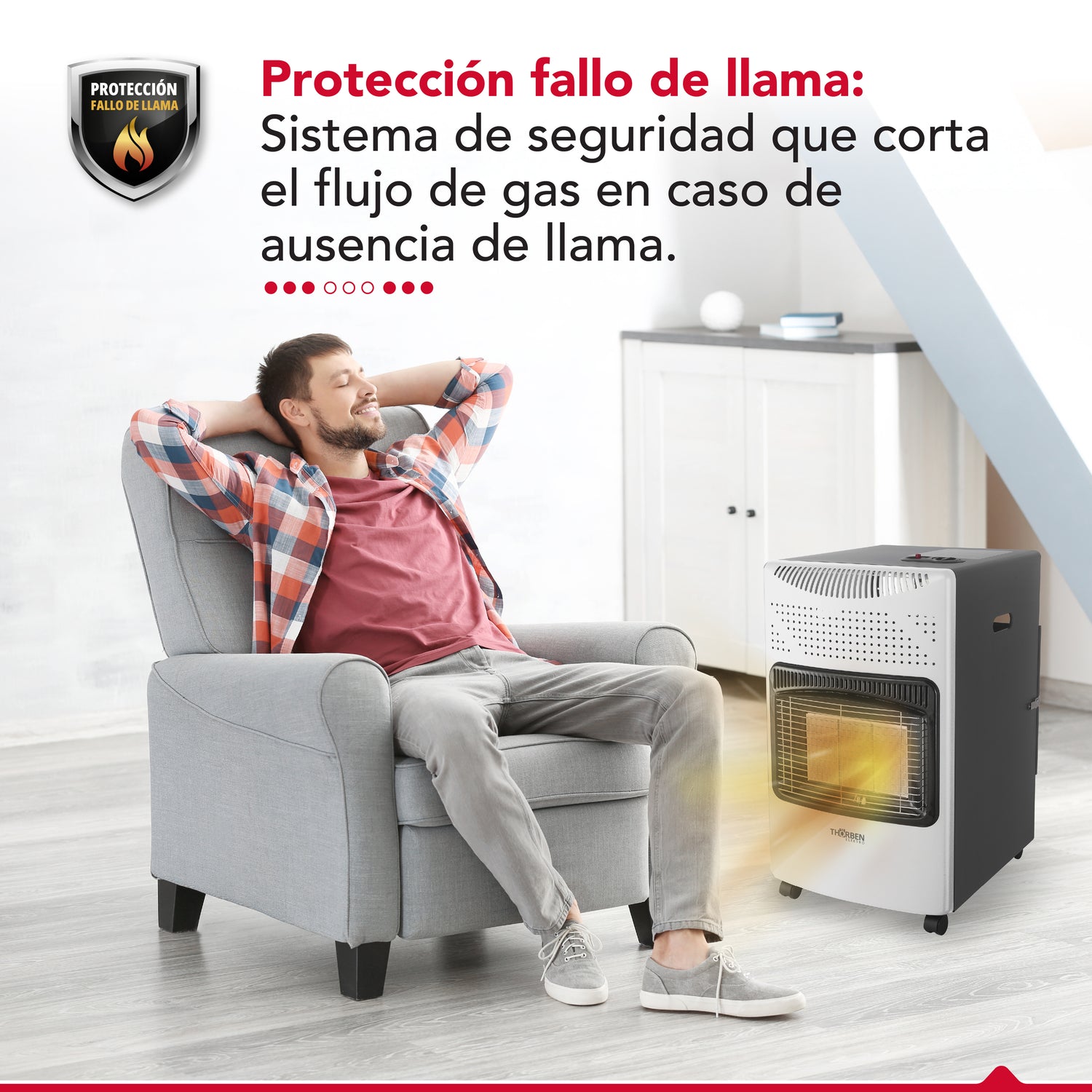 Estufa a gas Thor GL 15K White