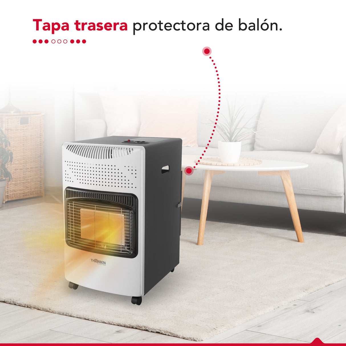 Estufa a gas Thor GL 15K White