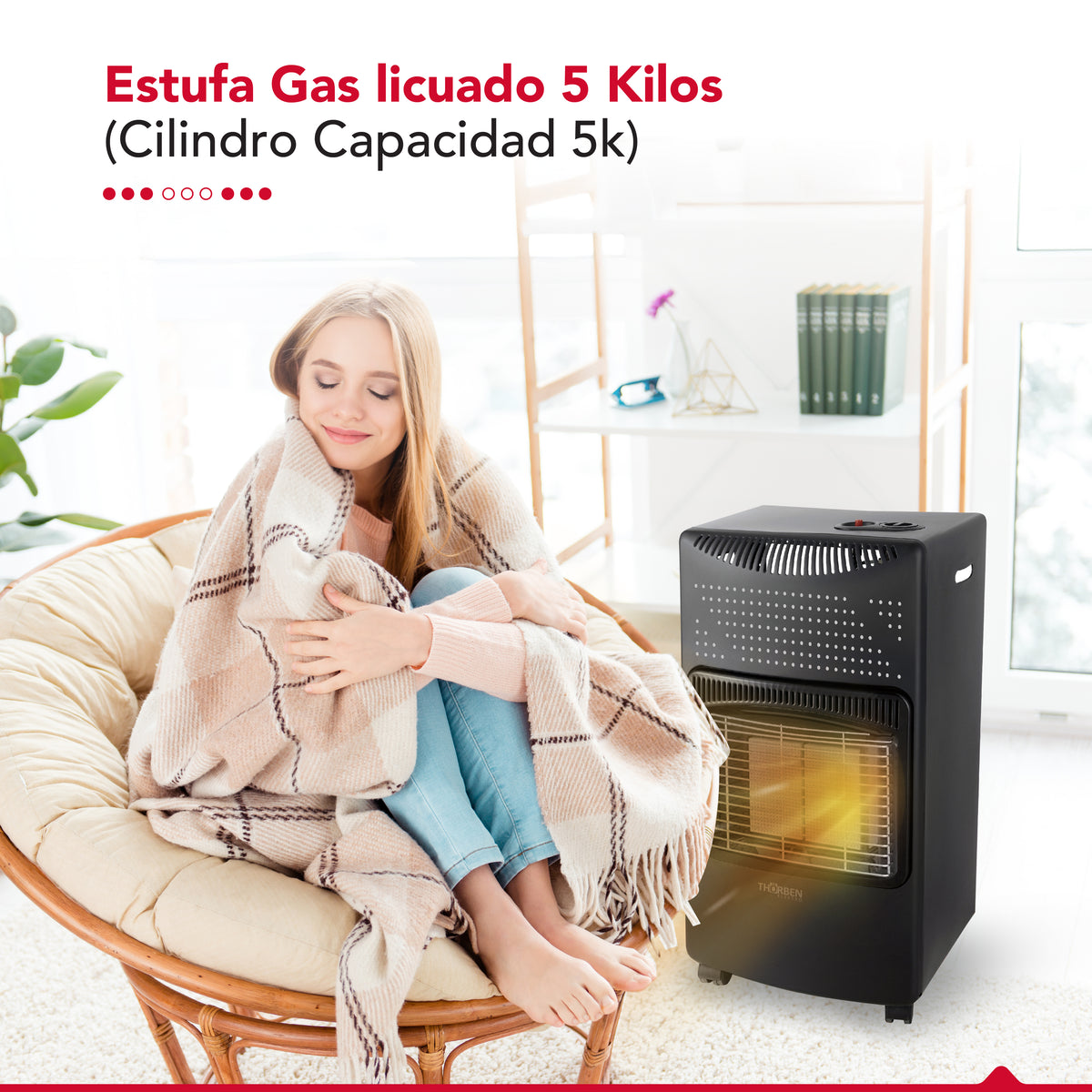 Estufa a gas Thor GL 5K