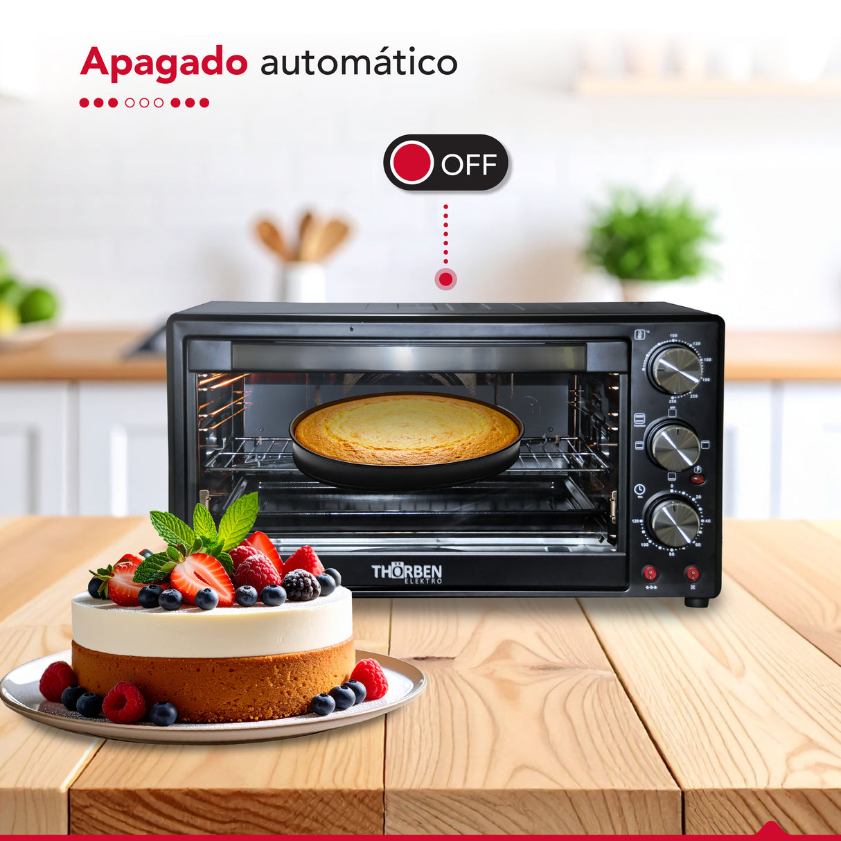 Horno Electrico 60L 3 modos Thor Magnum Oven