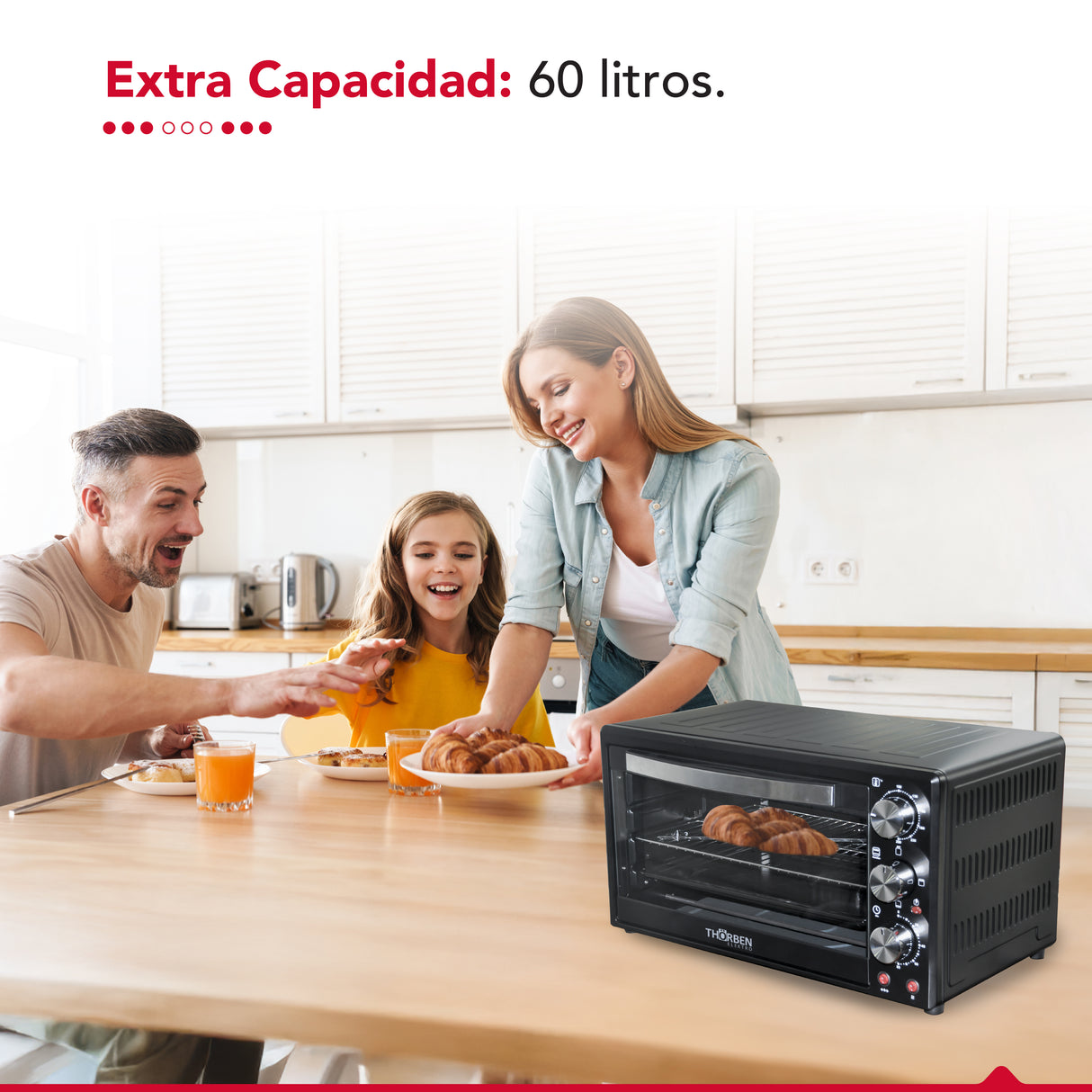 Horno Electrico 60L 3 modos Thor Magnum Oven