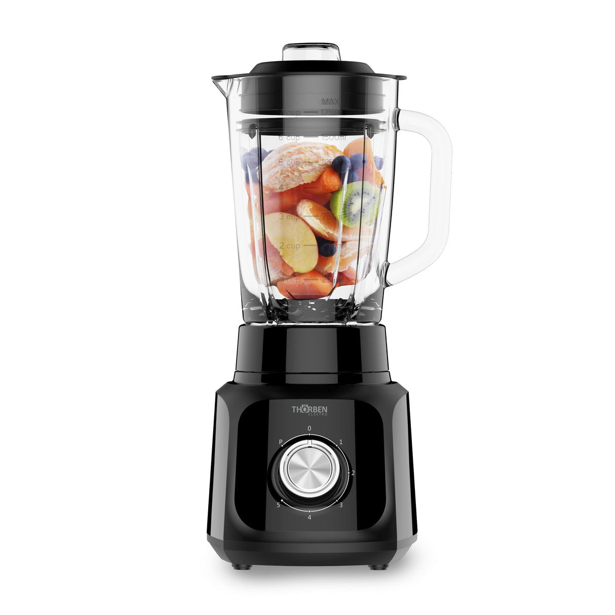 Licuadora 5V 1,75L 600W Thor Matt Black Blender